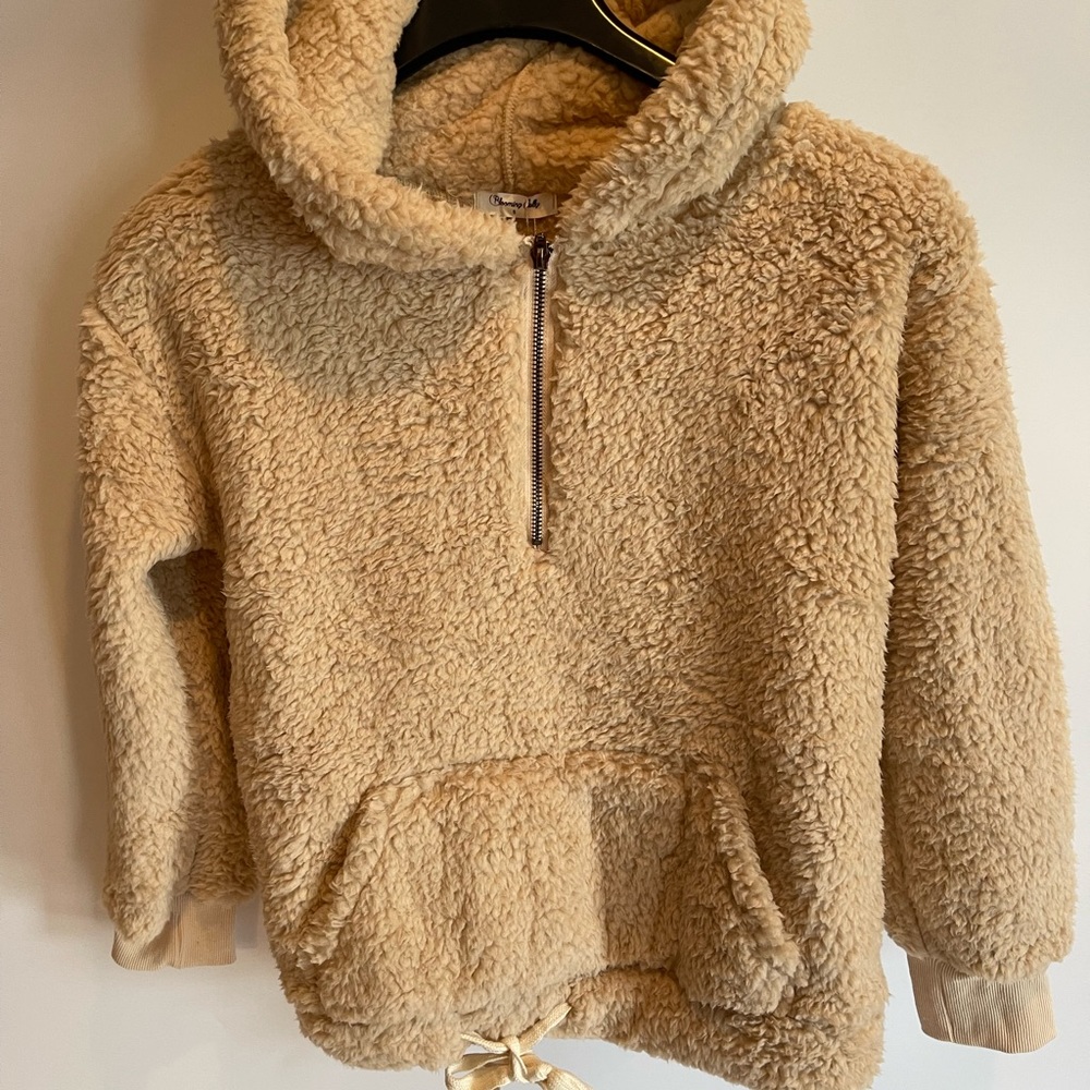 Blooming Jelly Hooded Fleece Pullover Women’s Brown Size Small